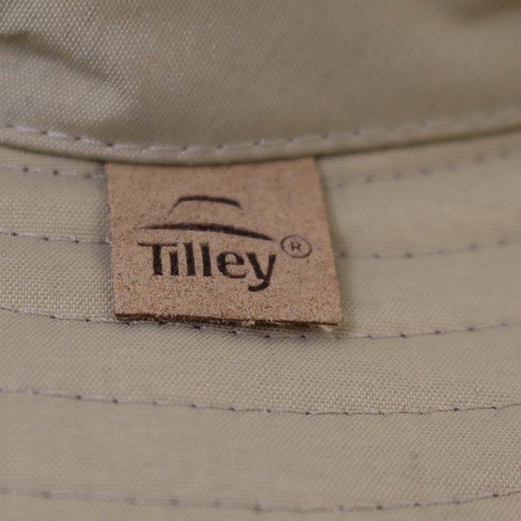 Tilley Hat The Airflo Size 7 Unisex Tan Nylon Polyester - Picture 3 of 8